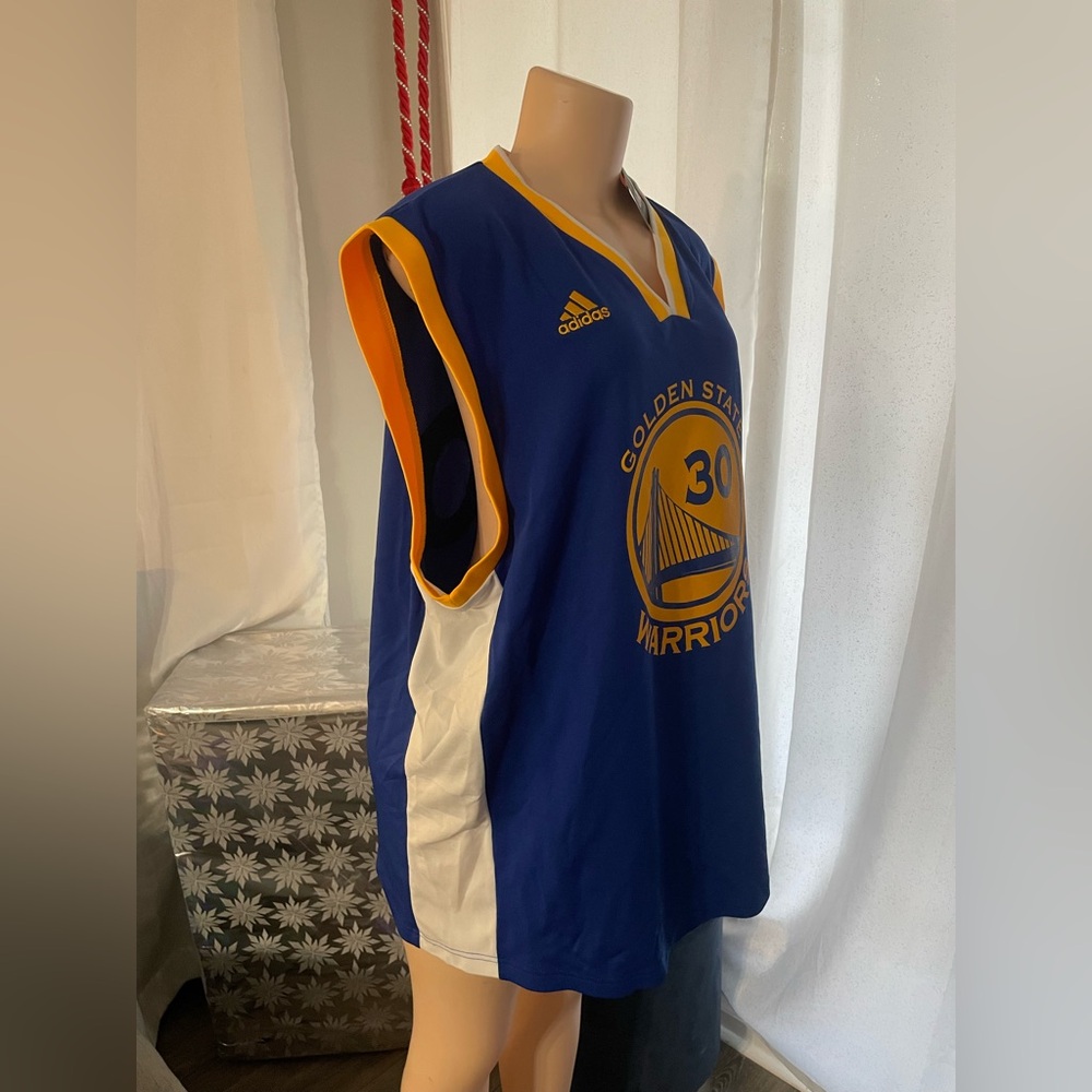 Adidas Golden State Warriors Stephen Curry #30 NBA Classics Swingman jersey XL - Picture 6 of 9